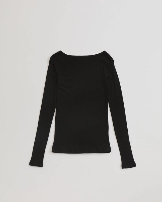 SHEER RIB LONG SLEEVE TEE