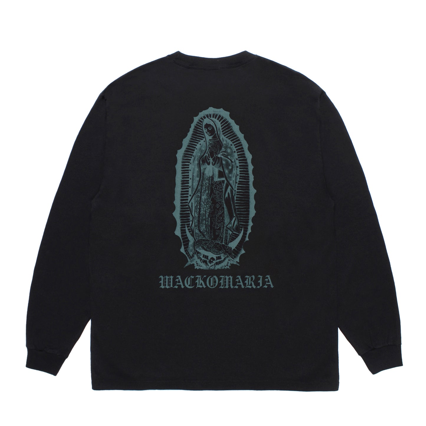 WASHED HEAVY WEIGHT CREW NECK LONG SLEEVE T-SHIRT ( TYPE-2 )