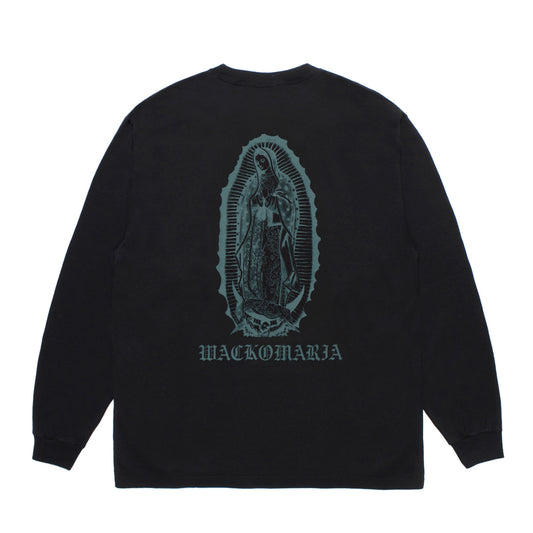 WASHED HEAVY WEIGHT CREW NECK LONG SLEEVE T-SHIRT ( TYPE-2 )