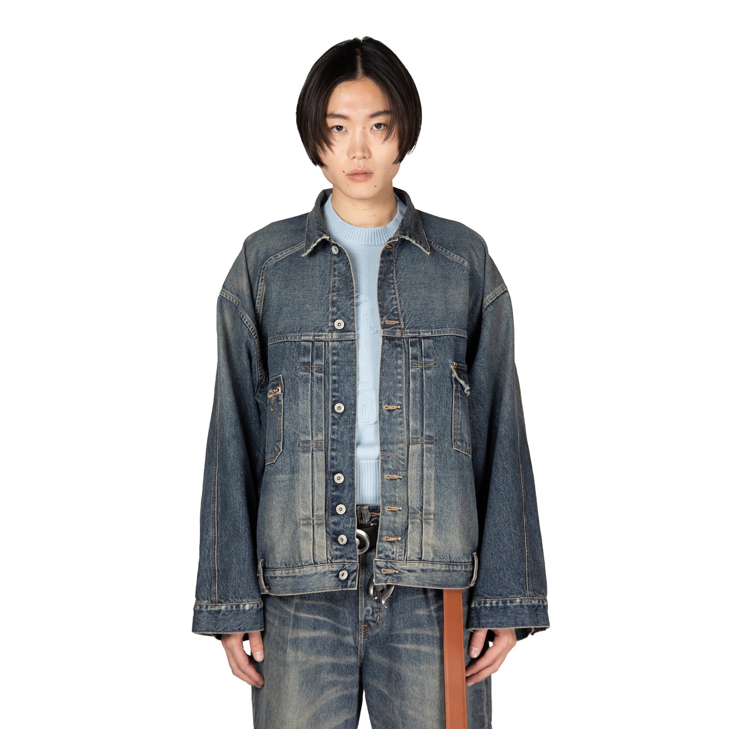 "Inception" Vintage Washed Denim Jacket