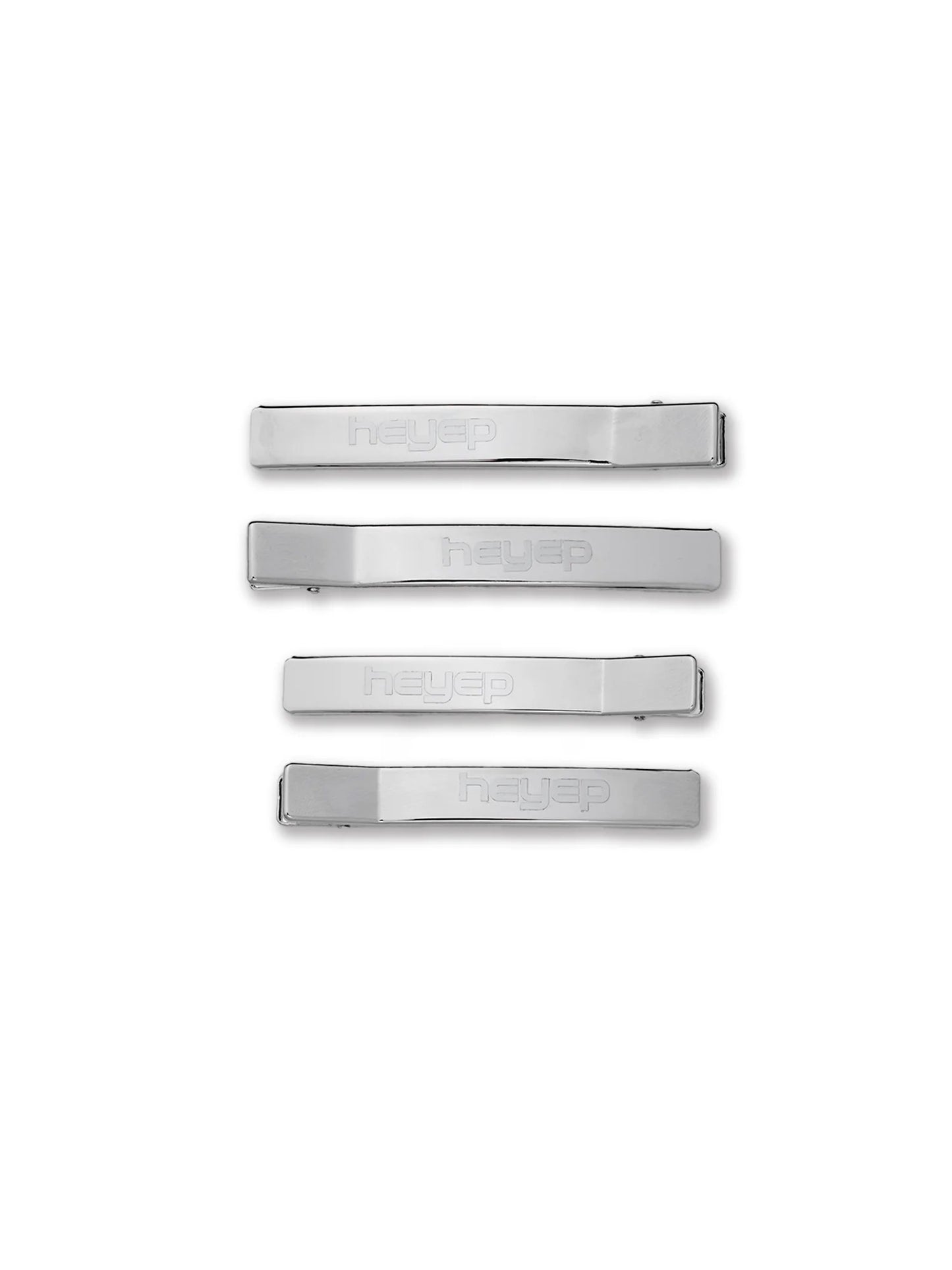 New Logo Hair Clips - 4 Piece Set