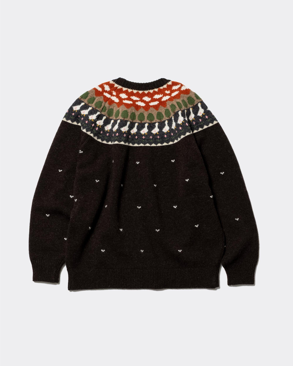 Unlikely Fair Isle "DUCK" BROWN　