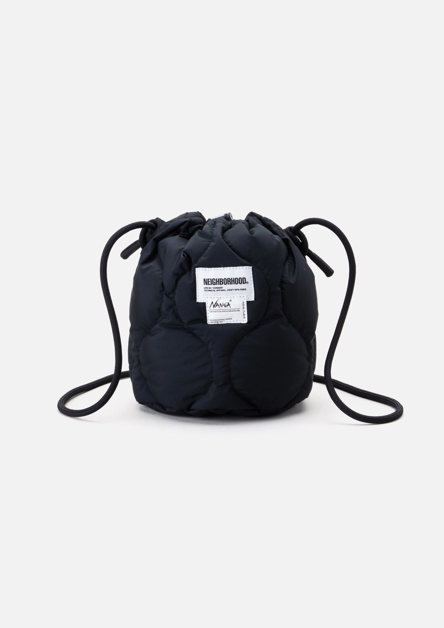 NH × NANGA. DOWN DRAWSTRING BAG