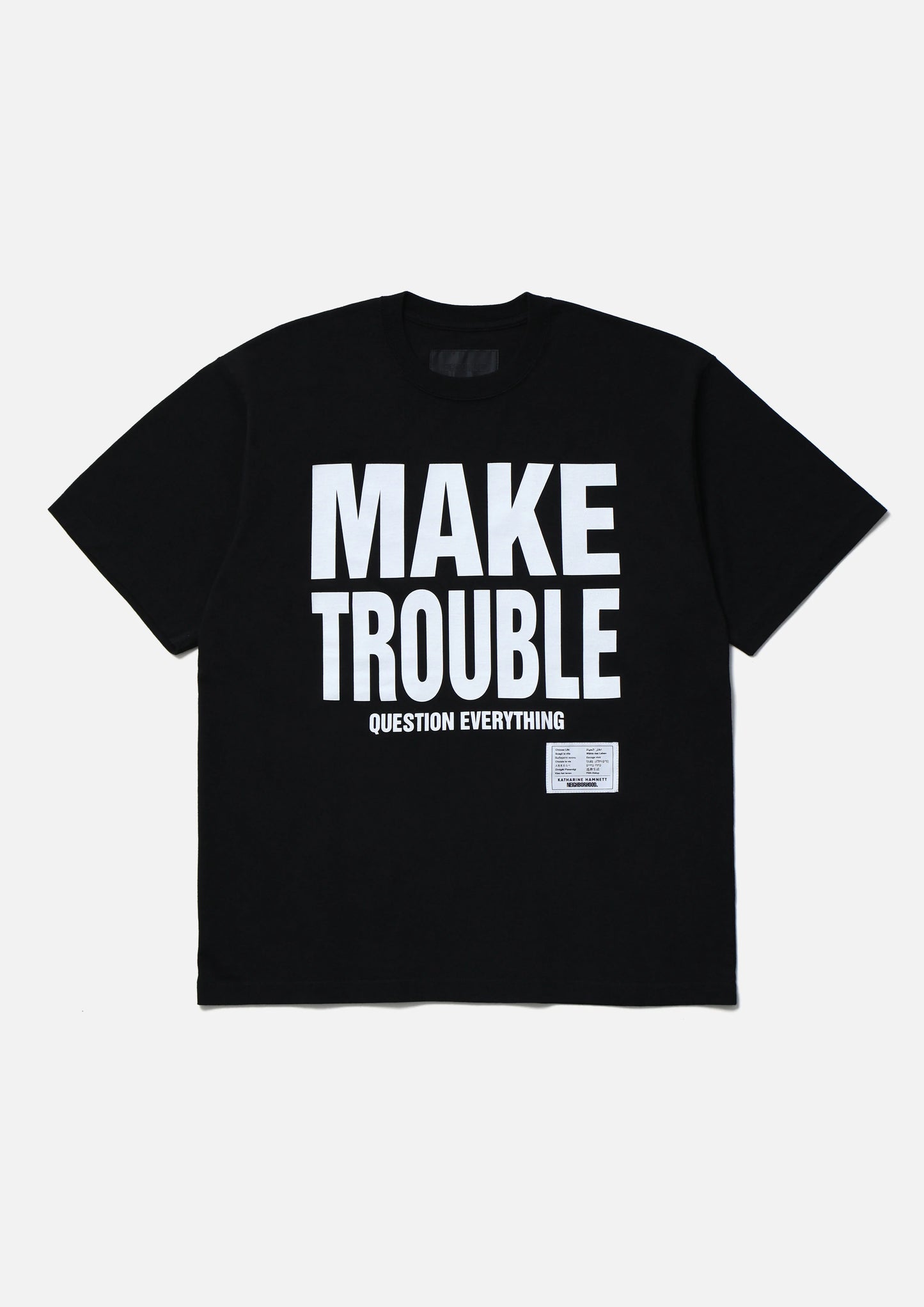 NH × KATHARINE HAMNETT. CREWNECK SS-2