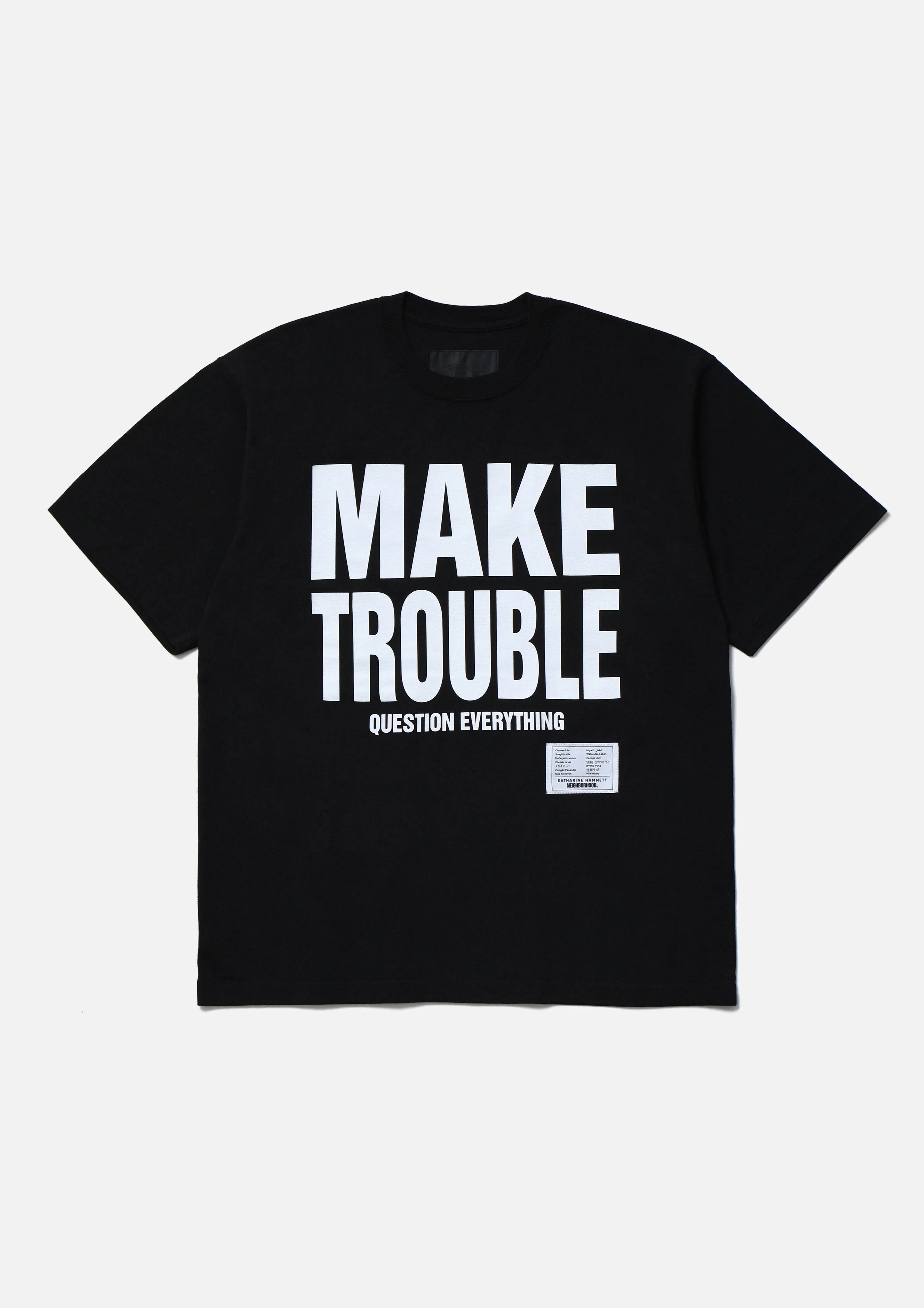 NH × KATHARINE HAMNETT. CREWNECK SS-2 – TIME AFTER TIME