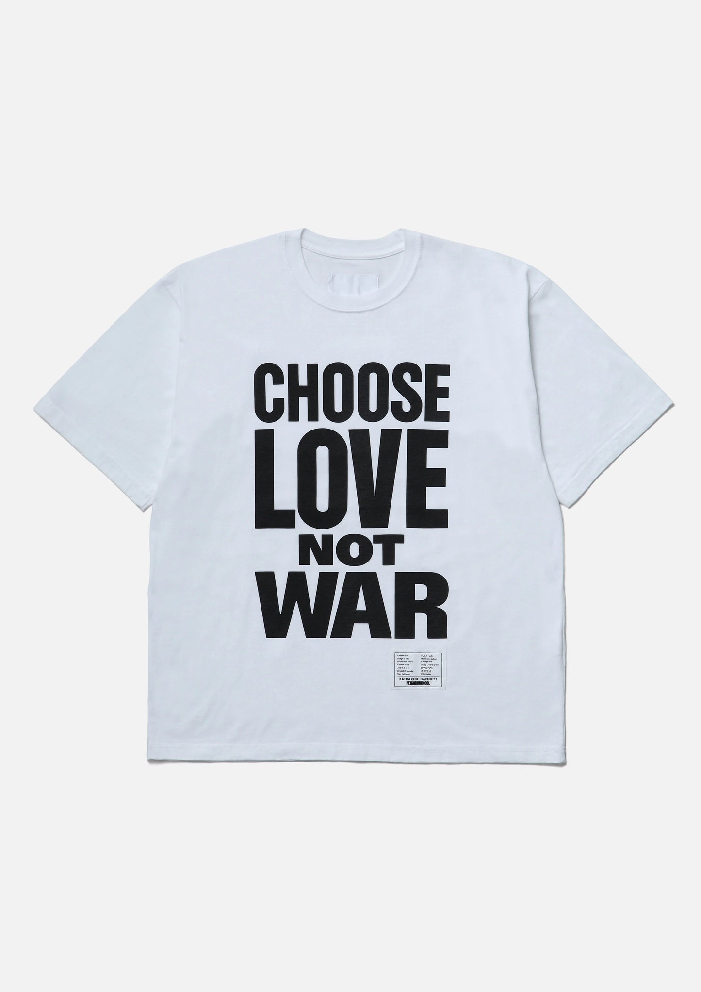 NH × KATHARINE HAMNETT. CREWNECK SS-3