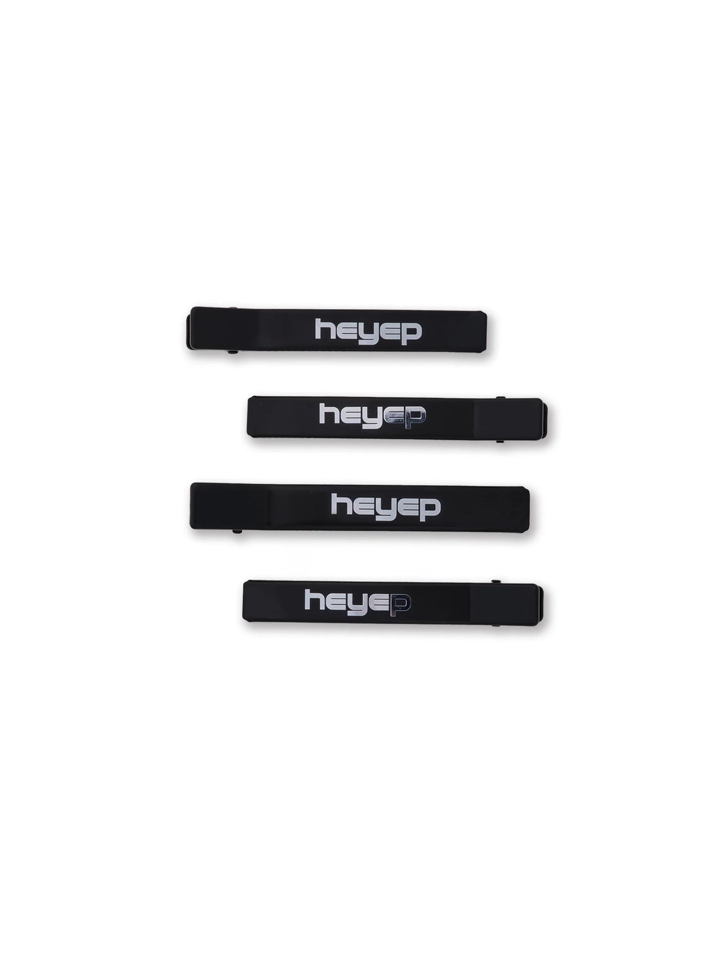 New Logo Hair Clips - 4 Piece Set