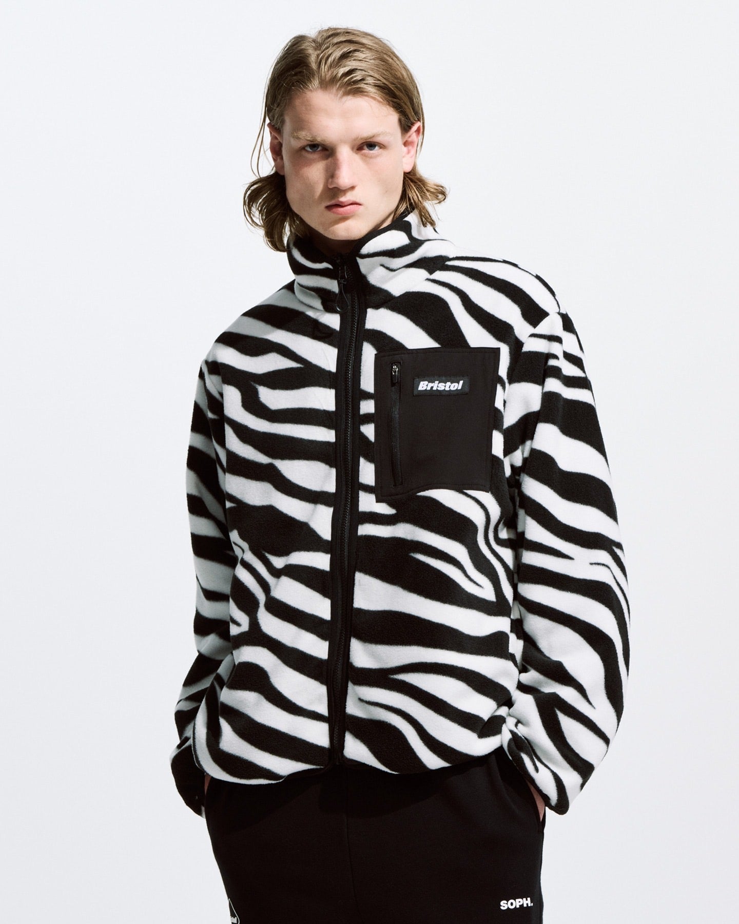 ZEBRA FLEECE REVERSIBLE JACKET