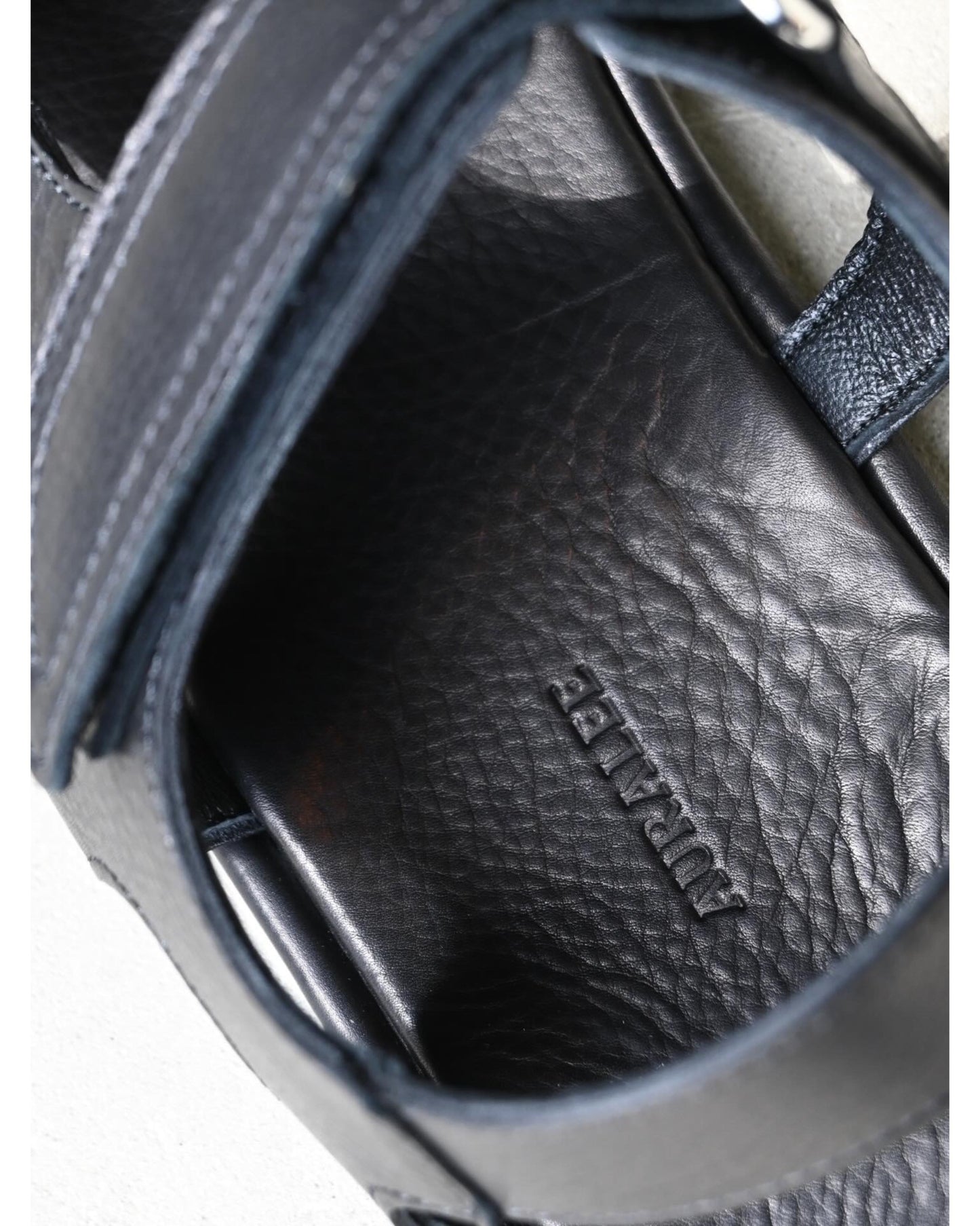 SOFT LEATHER DOUBLE STRAP SANDALS