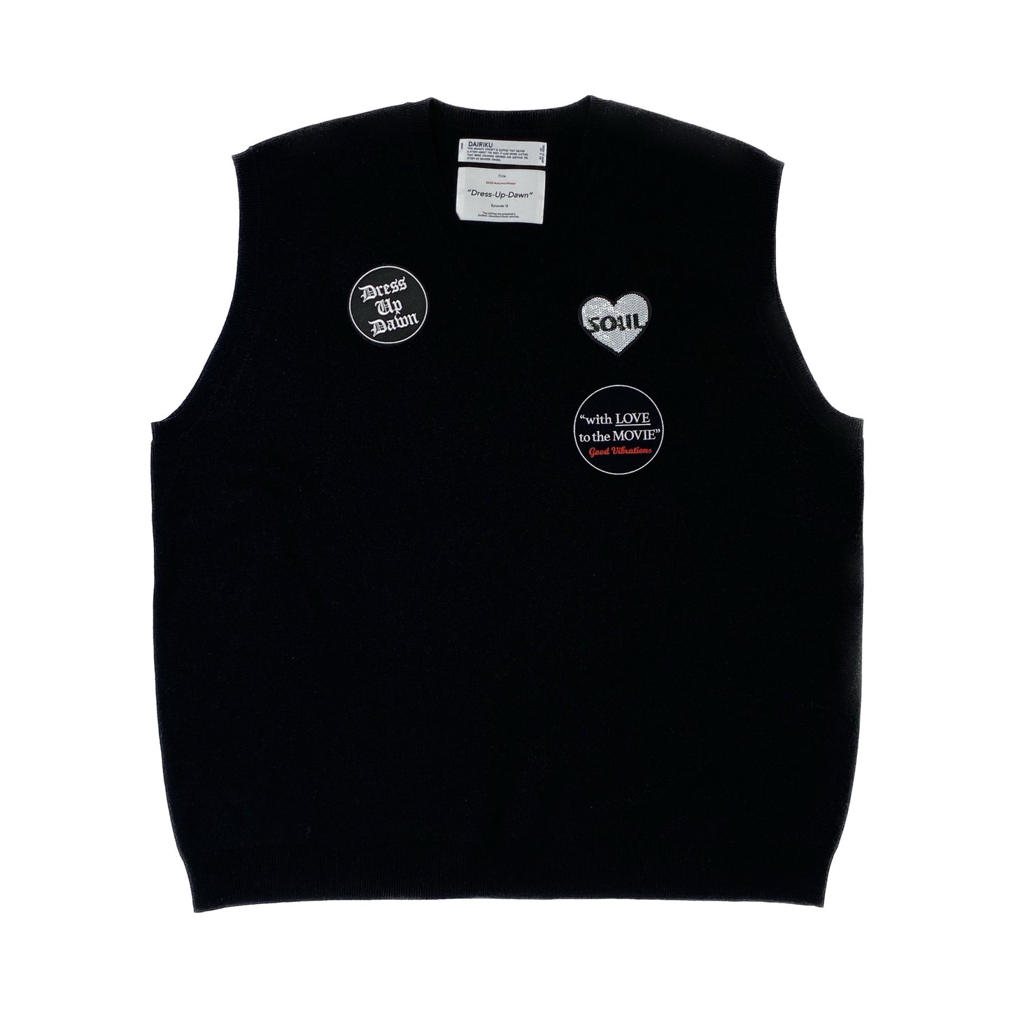 "Northen Soul"Lame Knit Vest