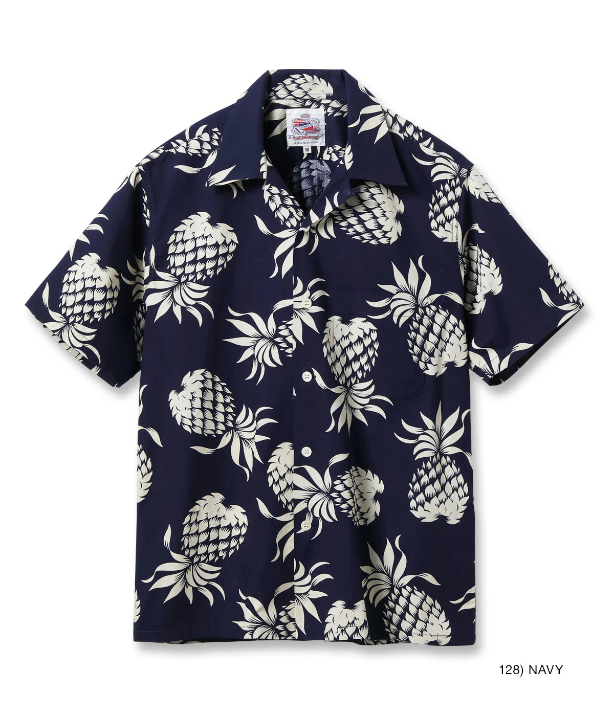 DUKE KAHANAMOKU COTTON HAWAIIAN SHIRT “DUKE'S PINEAPPLE” DK37811