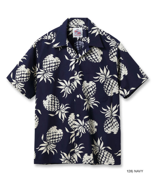 DUKE KAHANAMOKU COTTON HAWAIIAN SHIRT “DUKE'S PINEAPPLE” DK37811
