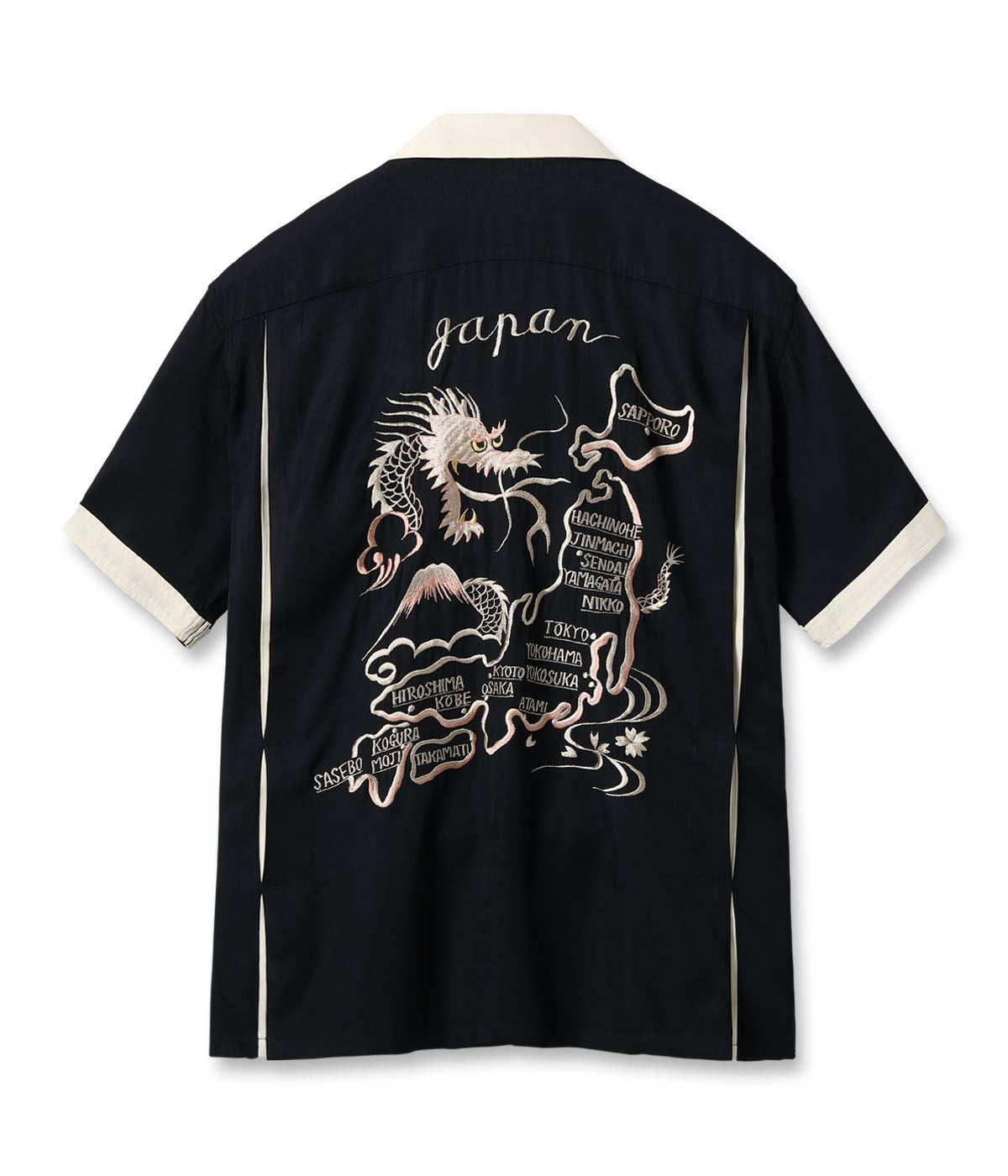 SUKA BOWLING SHIRT “DRAGON & JAPAN MAP”TT39303