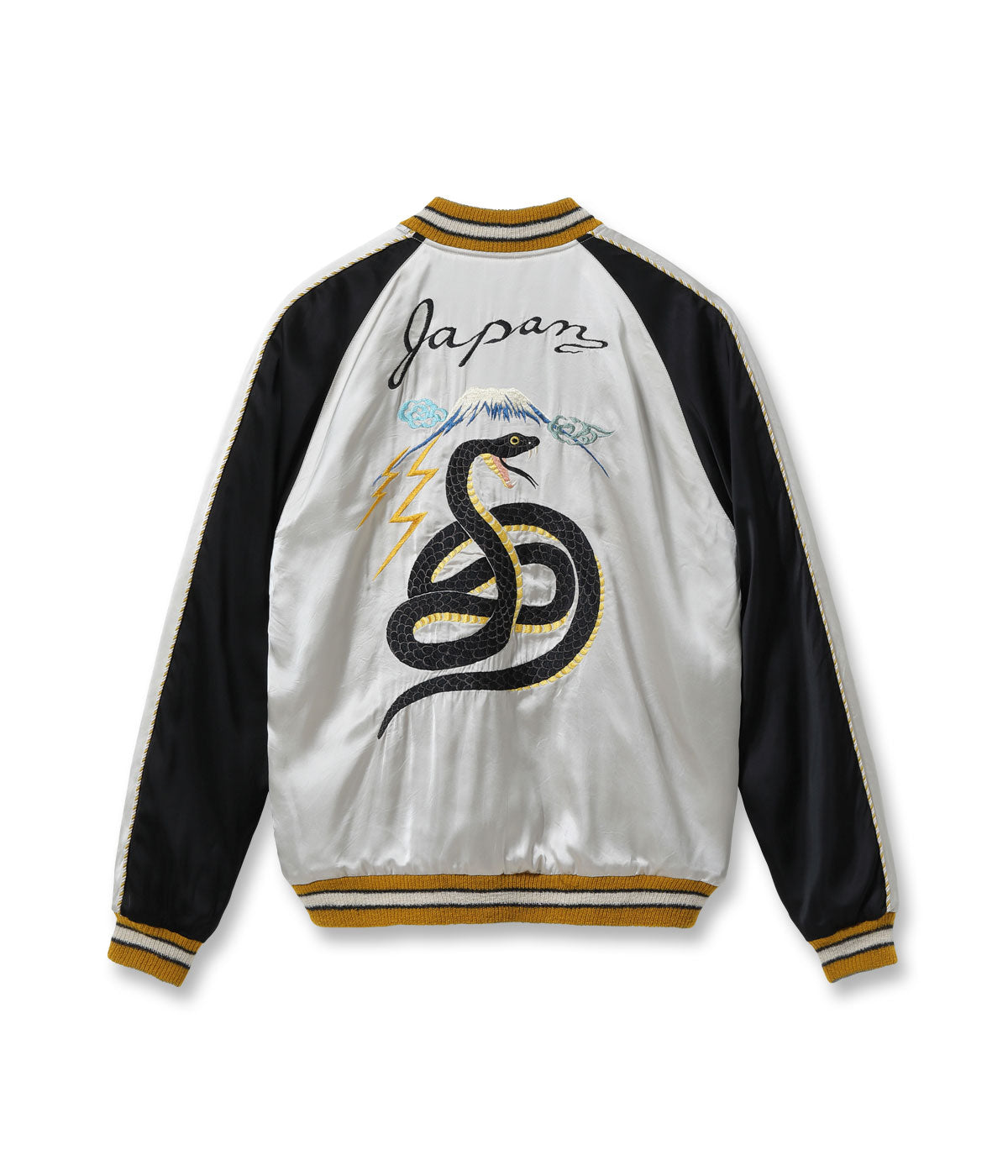 Acetate Souvenir Jacket TOYO ENTERPRISE 60th Anniversary Special Edition “BLACK SNAKE” × “RED SNAKE” TT15808-190