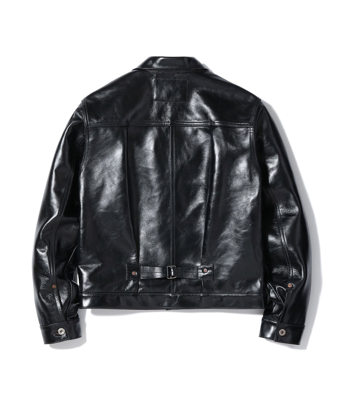 WILLIAM GIBSON COLLECTION BLACK LEATHER BLOUSE BR80665
