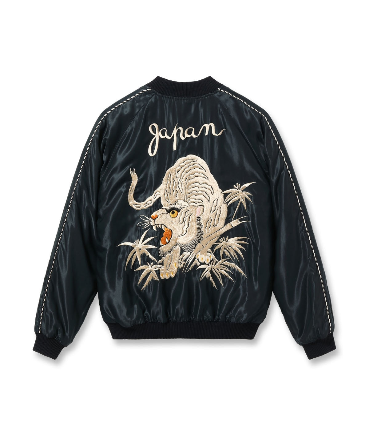 Mid 1950s Style Acetate Souvenir Jacket “WHITE TIGER” × “GOLD DRAGON”TT15790-119