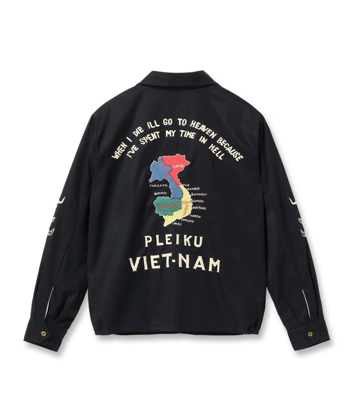 Mid 1960s Style Cotton Vietnam Jacket “VIETNAM MAP” TT15892