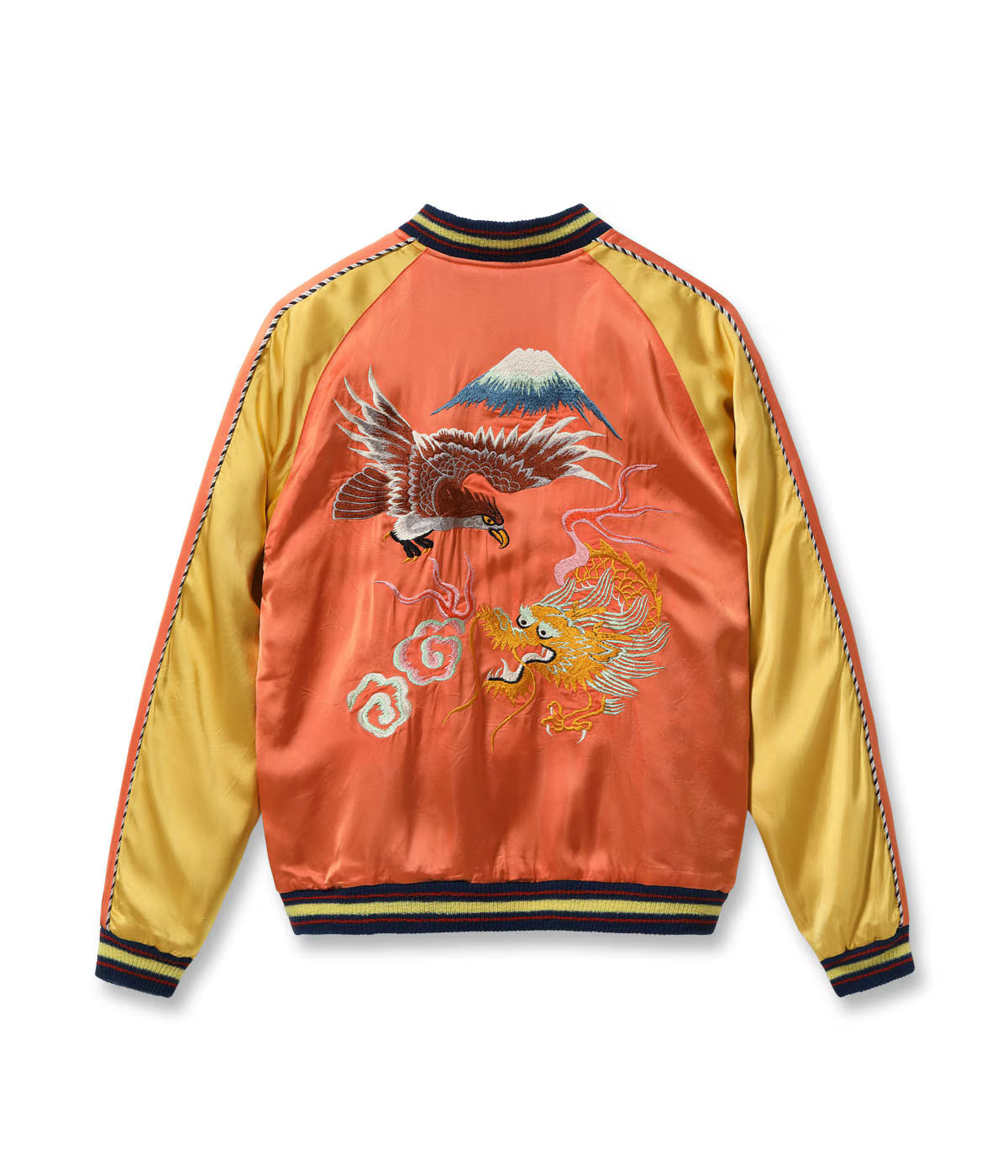 Late 1940s Style Acetate Souvenir Jacket KOSHO&CO. Special Edition "EAGLE & DRAGON" × "JAPAN MAP" TT15911-159