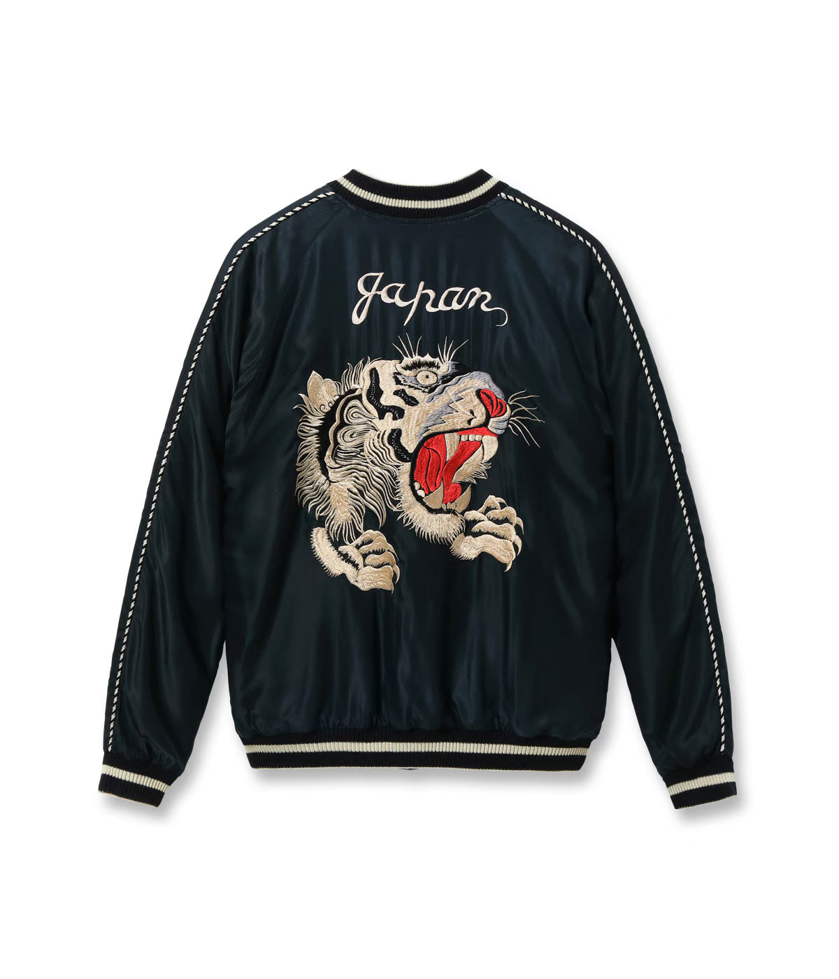 Mid 1950s Style Acetate Souvenir Jacket “TIGER HEAD” × “CHEVY LOVER” (AGING MODEL)TT15878-119