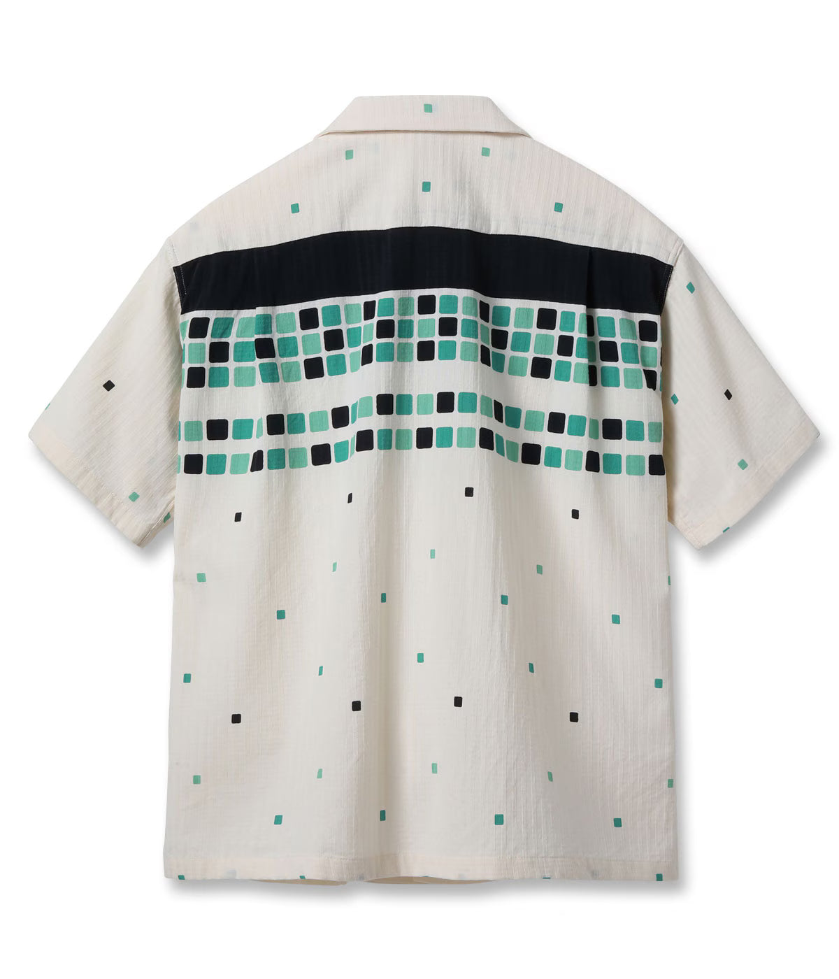 DOBBY COTTON OPEN SHIRT “SQUARE” SH39717