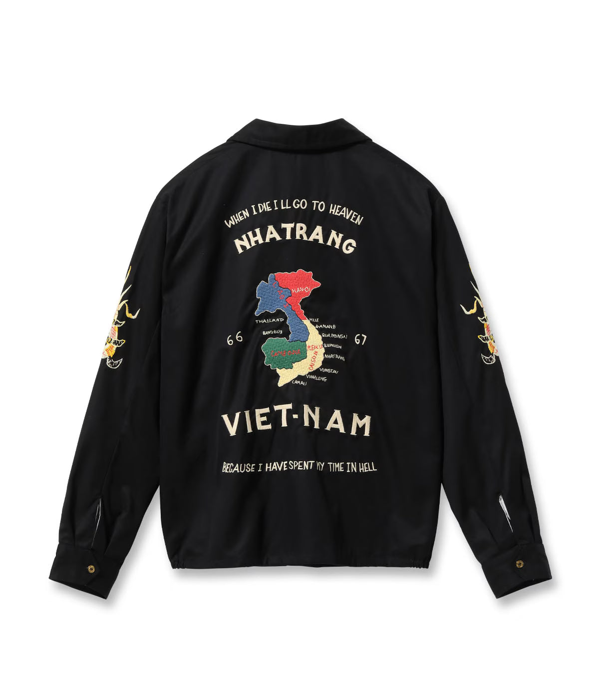Mid 1960s Style Cotton Vietnam Jacket “VIETNAM MAP” TT15977