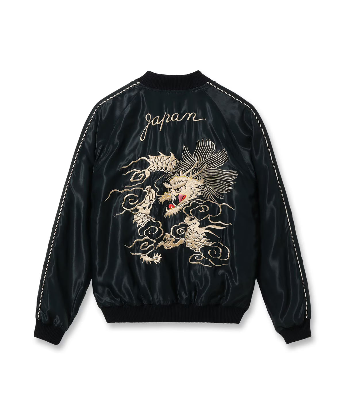 Mid 1950s Style Acetate Souvenir Jacket “WHITE DRAGON” × “TIGER HEAD”TT15972-219