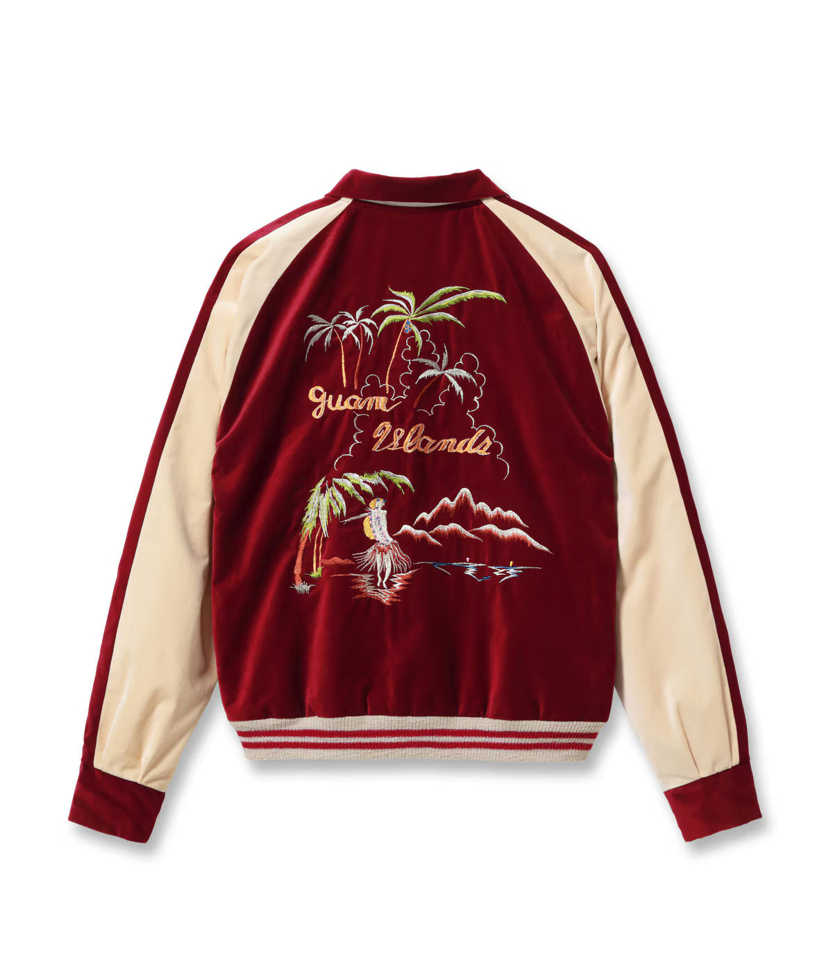 Late 1950s Style Velveteen × Acetate Souvenir Jacket “KOSHO & CO.” Special Edition “GUAM ISLANDS” × “SEAHORSE” TT16010-170