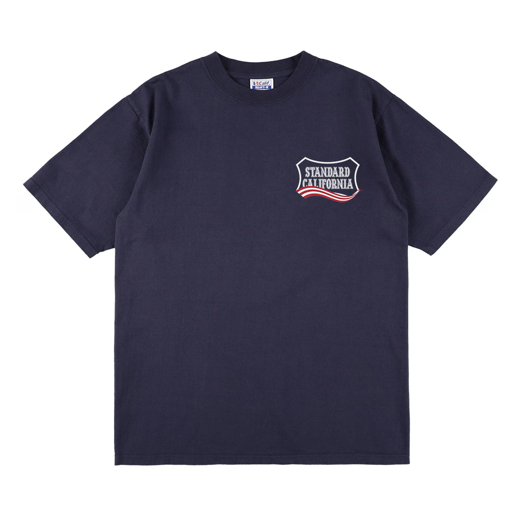 SD Heavyweight Shield Logo T July 4th