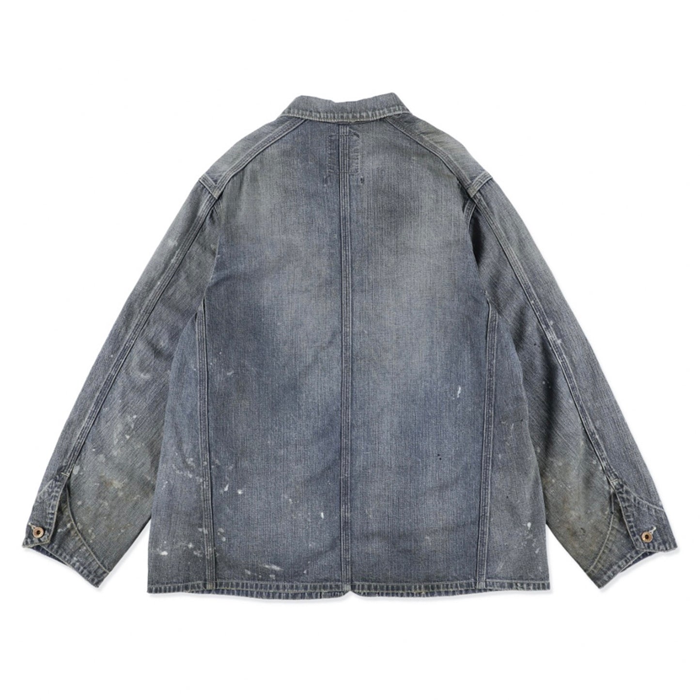 PAINT-STAINED ENGINEER'S COVERALL