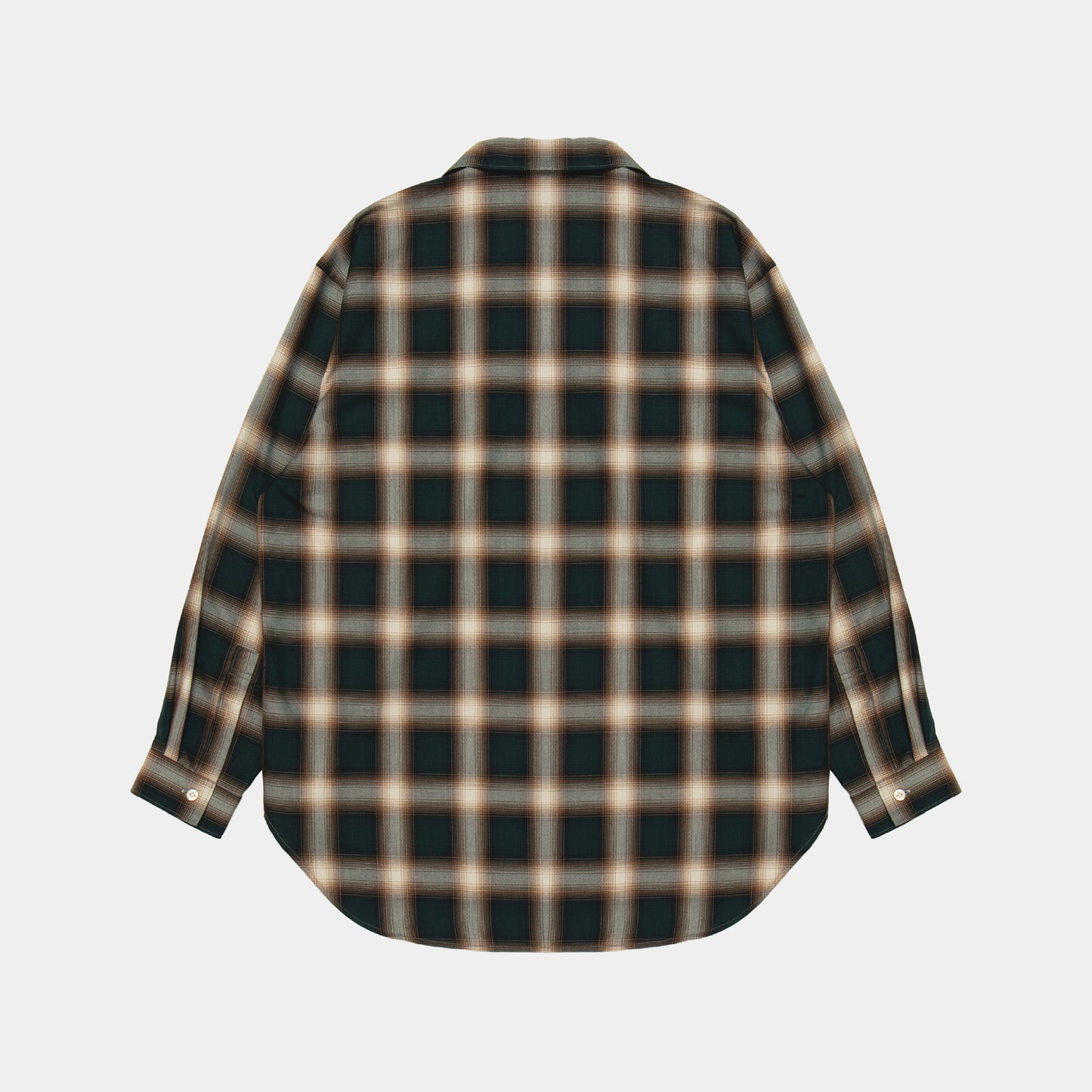 Ombre Check L/S Aloha Shirt