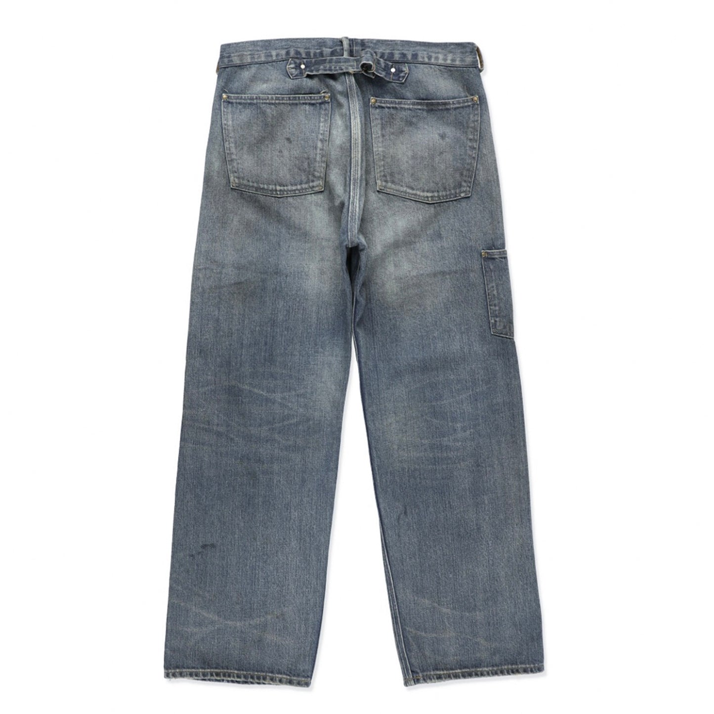 MINER'S REPAIRED DENIM WORK PANTS
