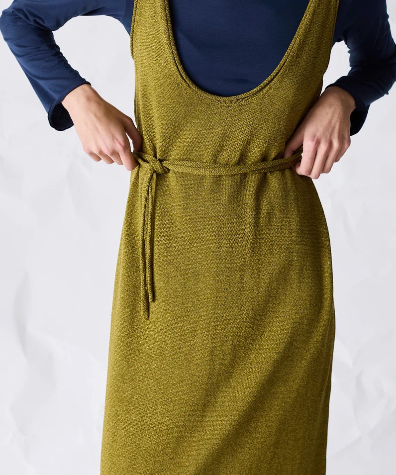 paper knit 2way dress