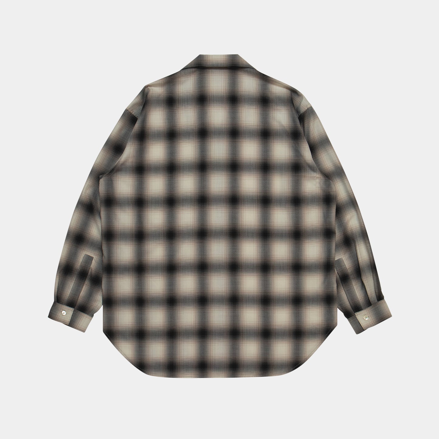 Ombre Check L/S Aloha Shirt