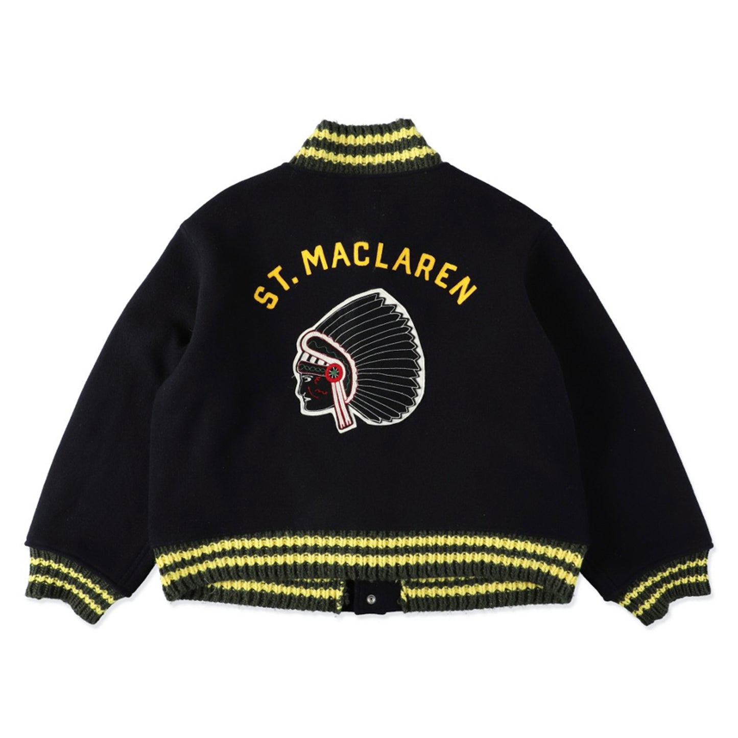 ST. MACLAREN UNIV. VARSITY JACKET AGED