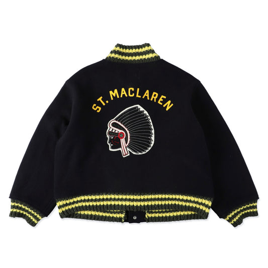 ST. MACLAREN UNIV. VARSITY JACKET AGED