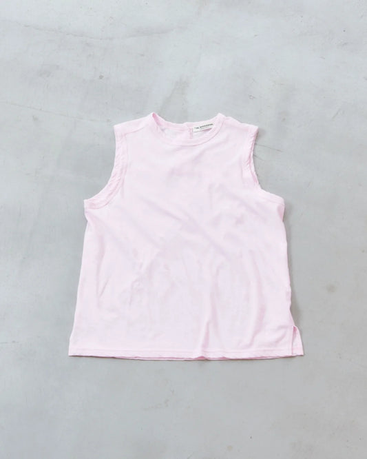 HIGH TWIST COTTON SLEEVELESS TOP