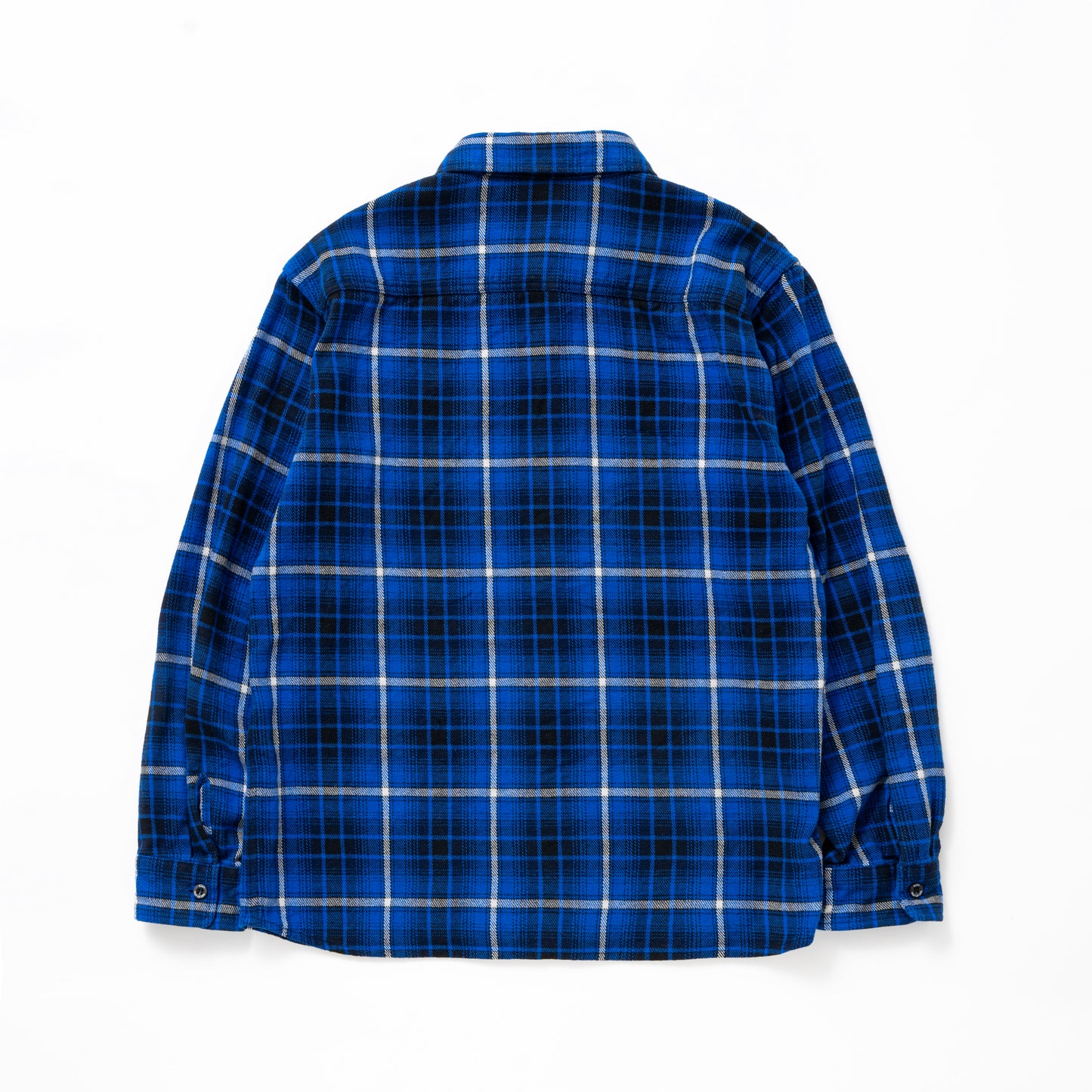 COTTON FLANNEL BLUE CHECK SHIRT