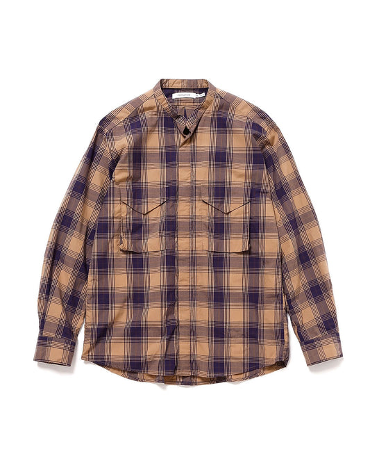 TROOPER L/S SHIRT COTTON TYPEWRITER TARTAN CHECK