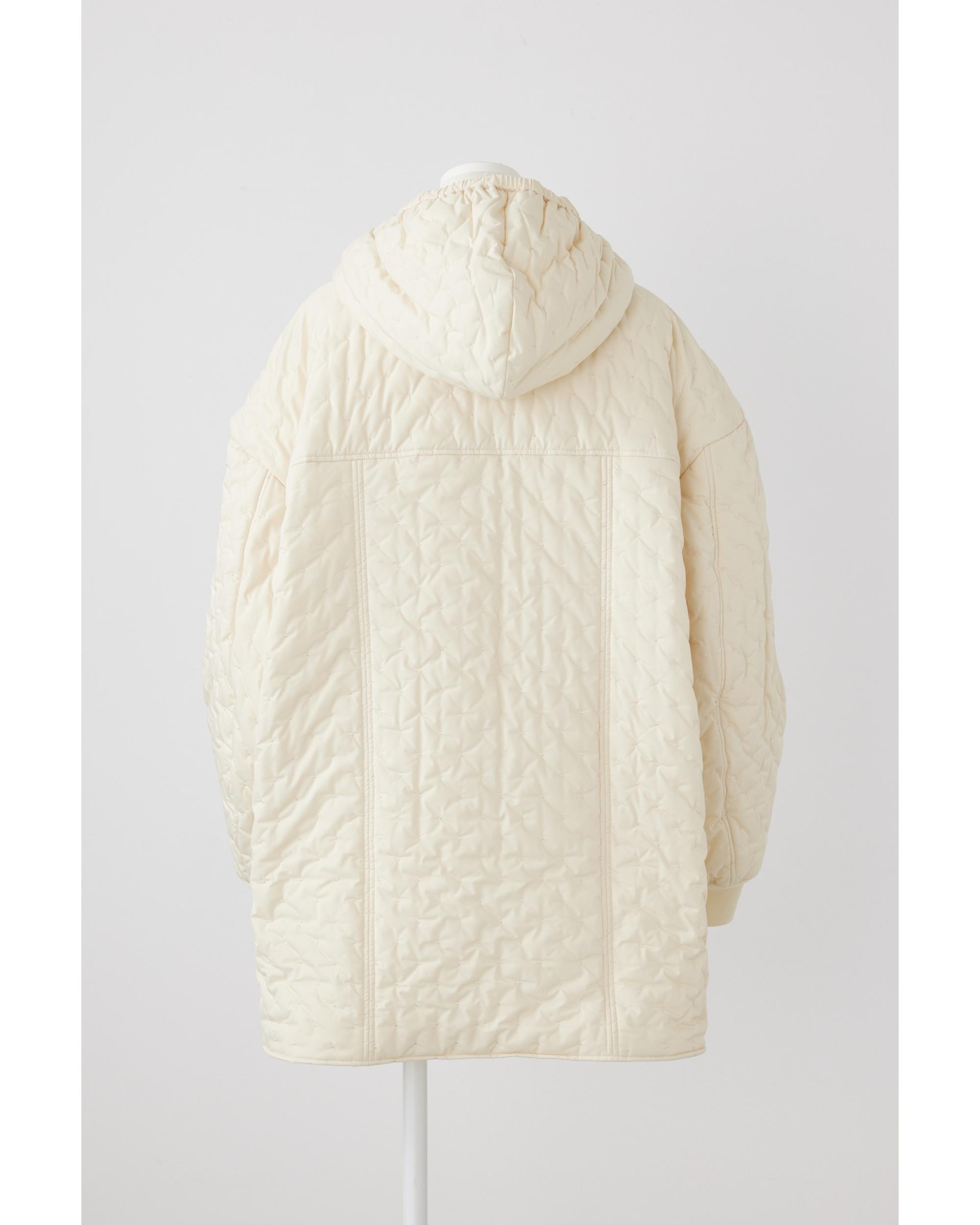 ENFOLD / ブルゾン/38/コットン/WHT/無地/300da230-1110 ENFÖLDエンフォルドDOT-QUILTING BLOUSON 38