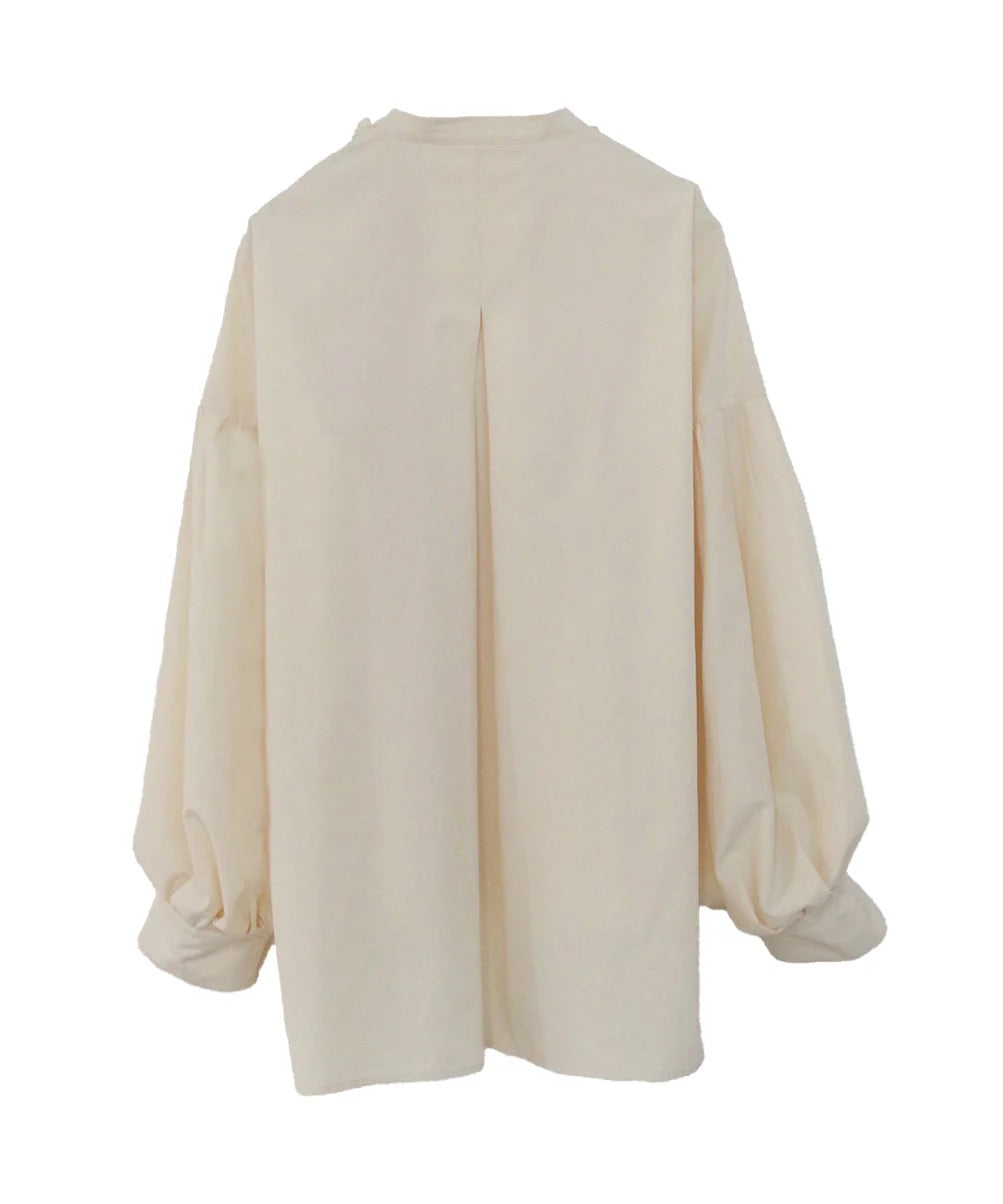 modern tuck frill blouse