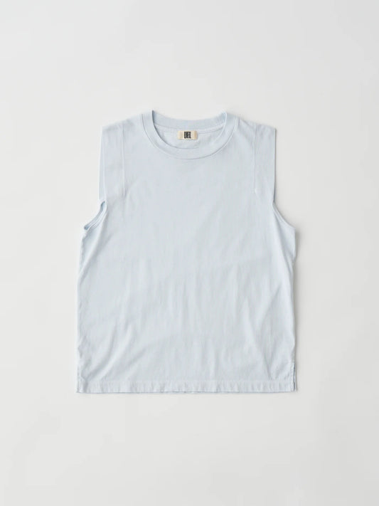 cotton open-end yarn garment dyeing sleeveless top