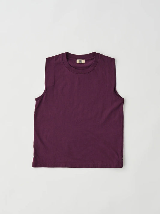 cotton open-end yarn garment dyeing sleeveless top
