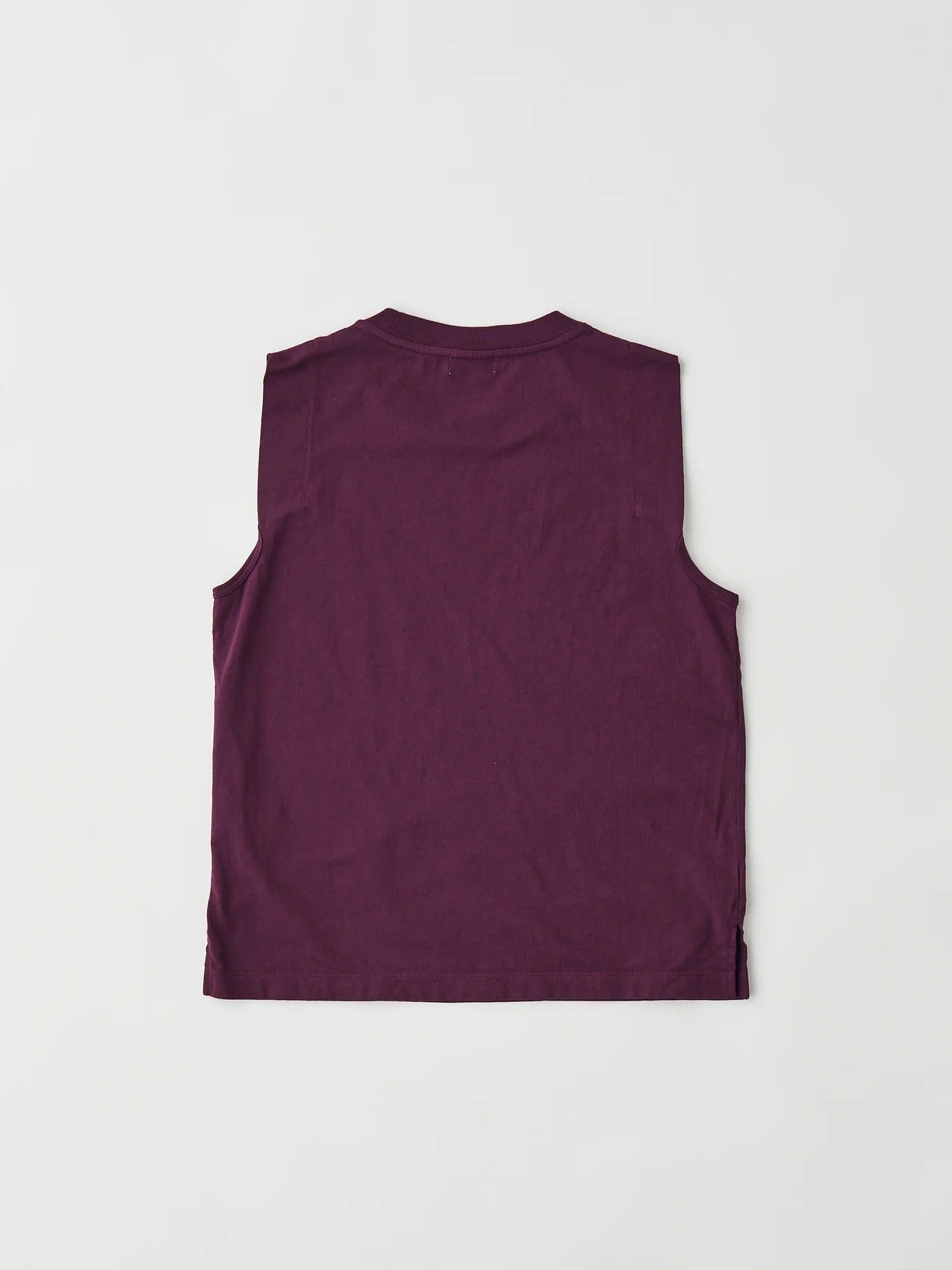 cotton open-end yarn garment dyeing sleeveless top