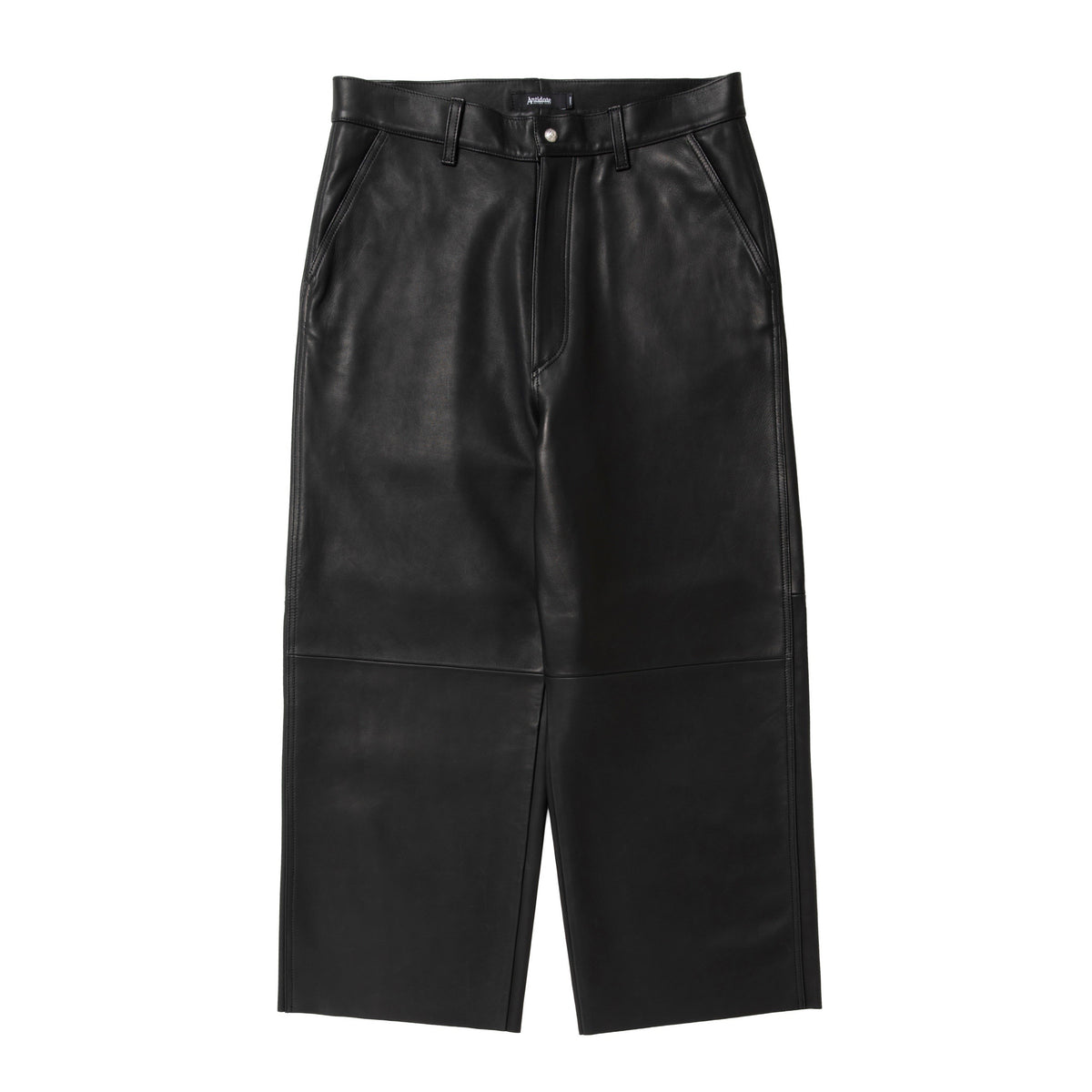 Sheep Leather Wide Leg Pants
