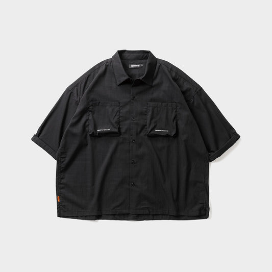 SEERSUCKER ROLL UP SHIRT