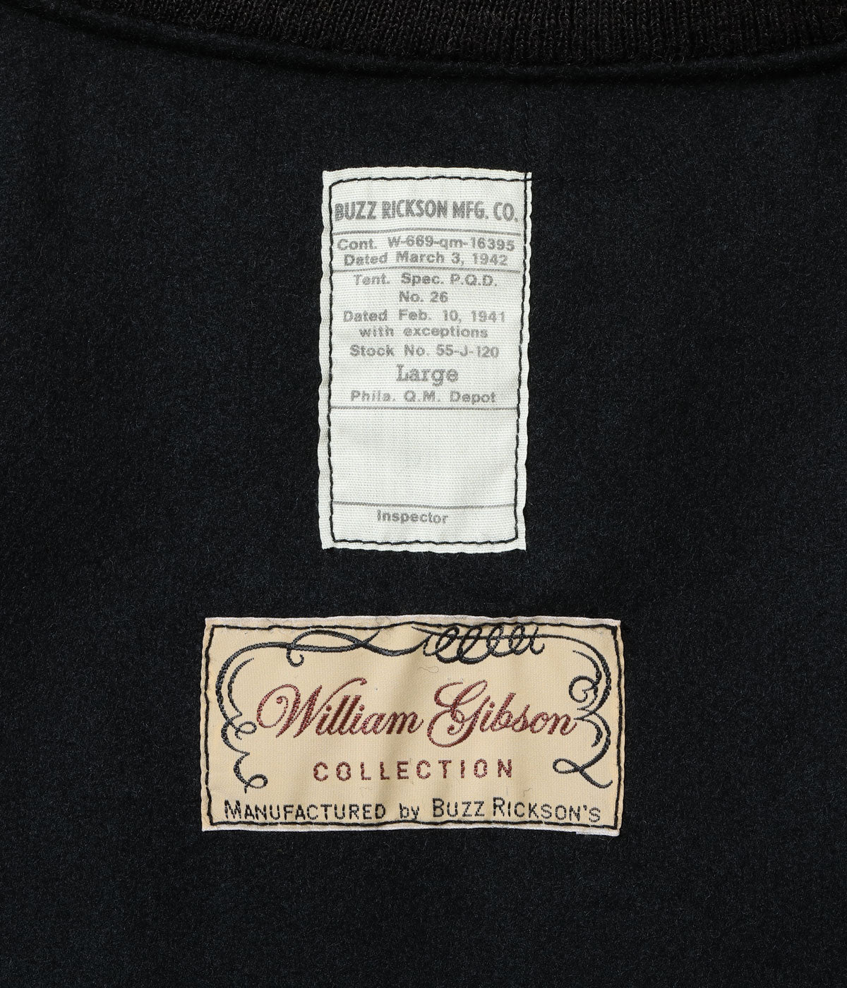 WILLIAM GIBSON COLLECTION BLACK TANKERS SLASH POCKET BR15775