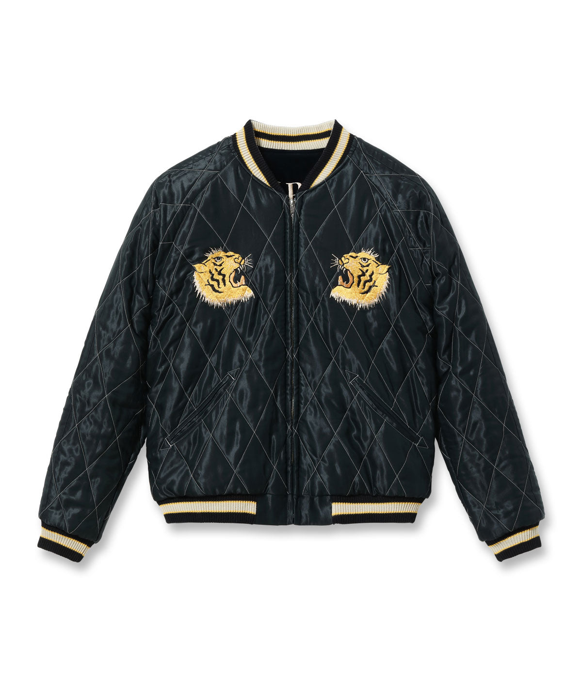 Mid 1950s Style Velveteen Souvenir Jacket “ROARING TIGER” × “JAPAN MAP”TT15792-128