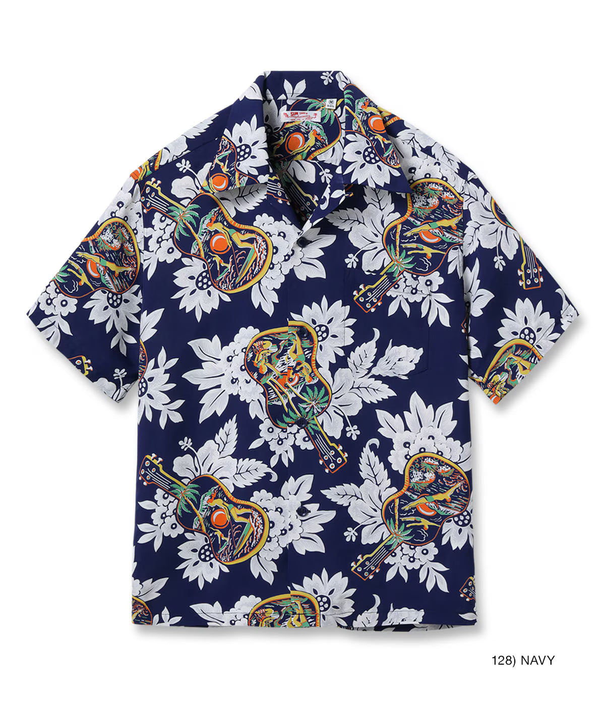 RAYON HAWAIIAN SHIRT “UKULELE MELODY”SS39613