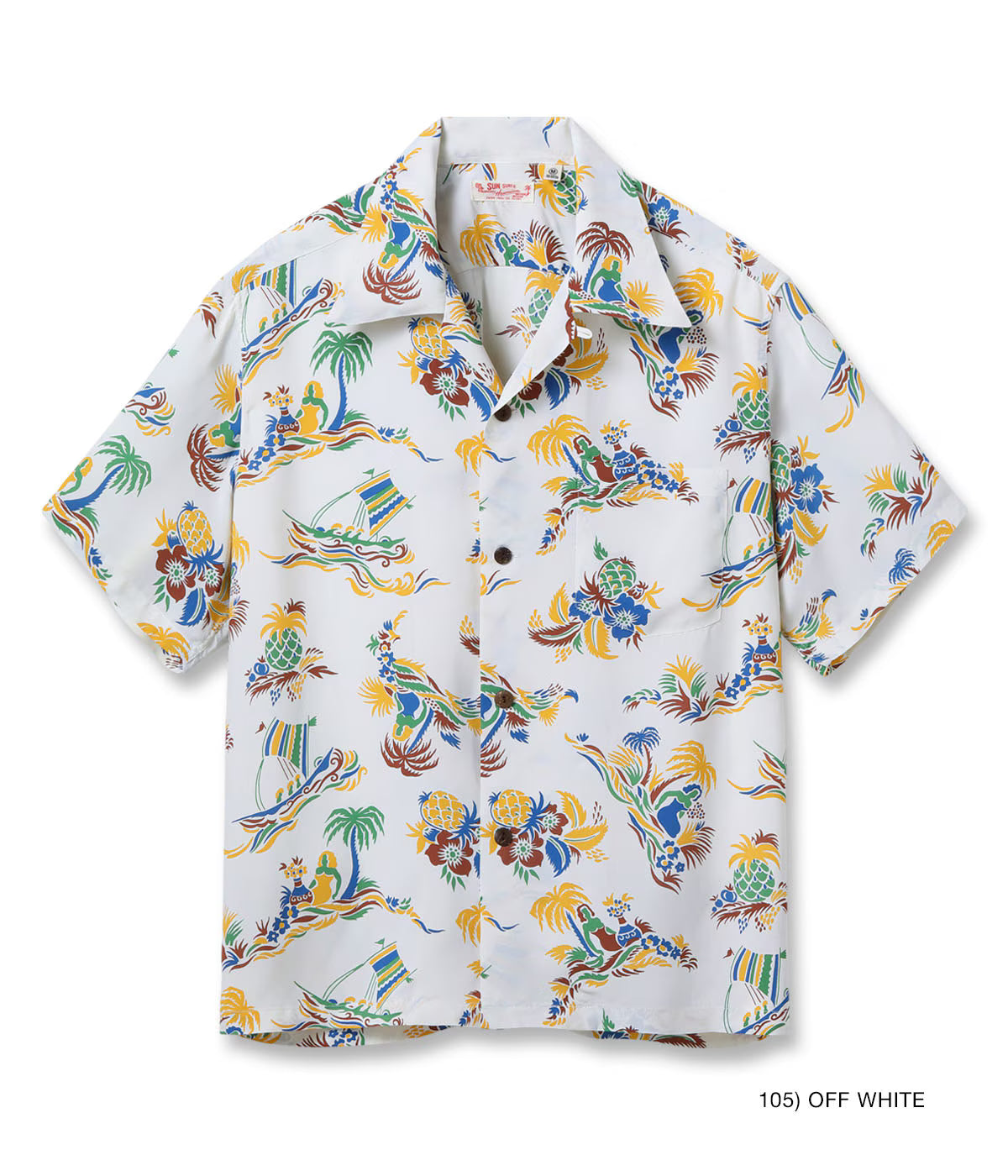 RAYON HAWAIIAN SHIRT “ISLAND TRIP” SS39620