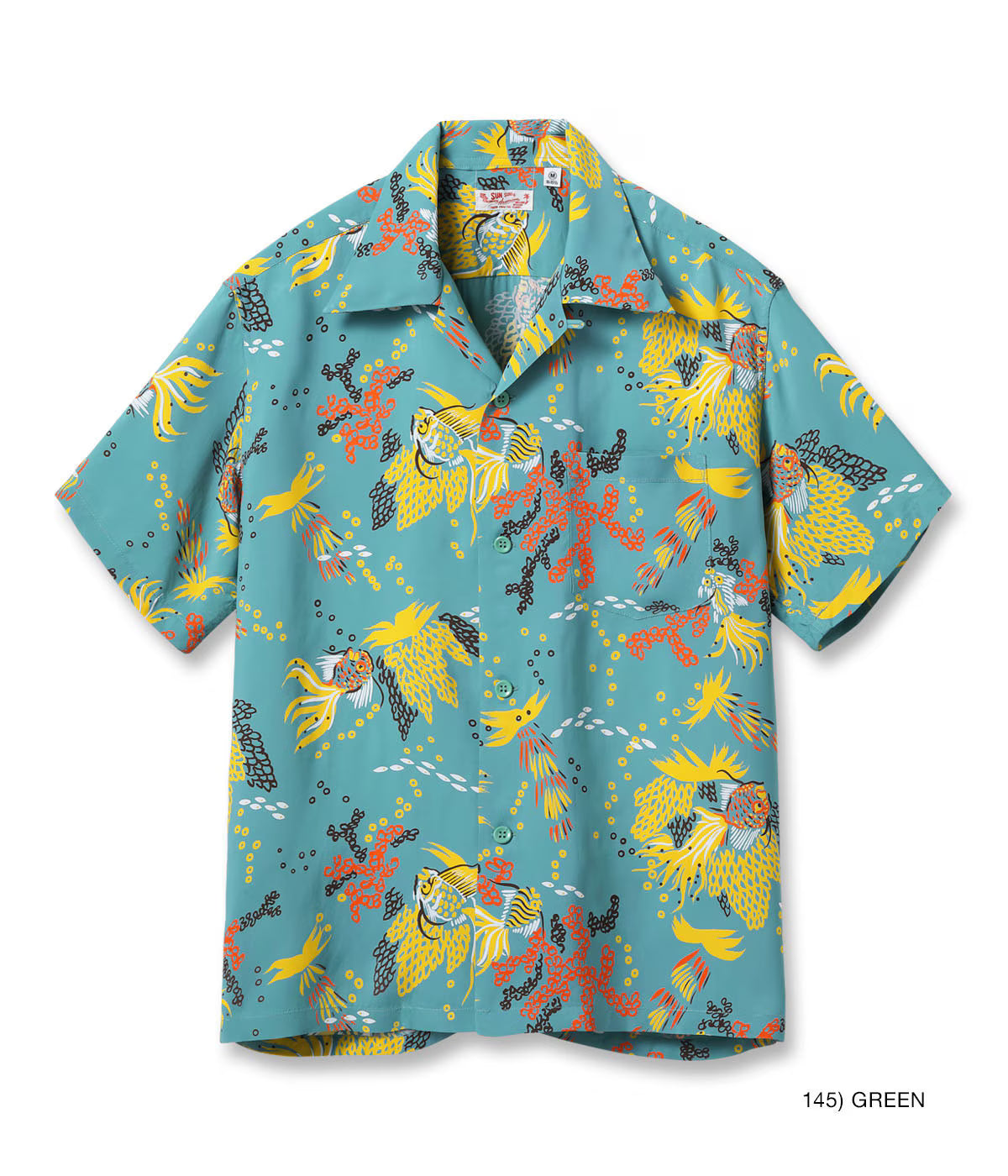 RAYON HAWAIIAN SHIRT “TROPICAL FISH” SS39626 – TIME AFTER TIME